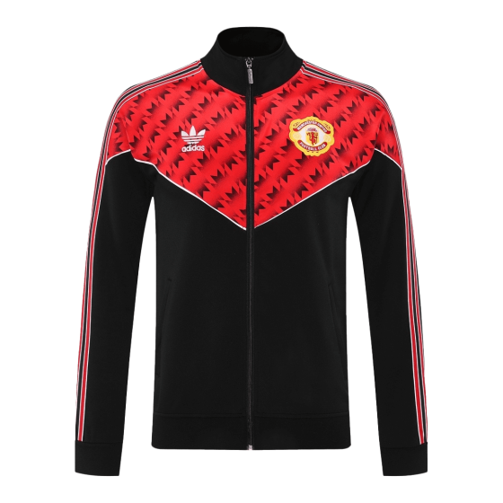 25_26 Manchester United Training Jacket Red&Black