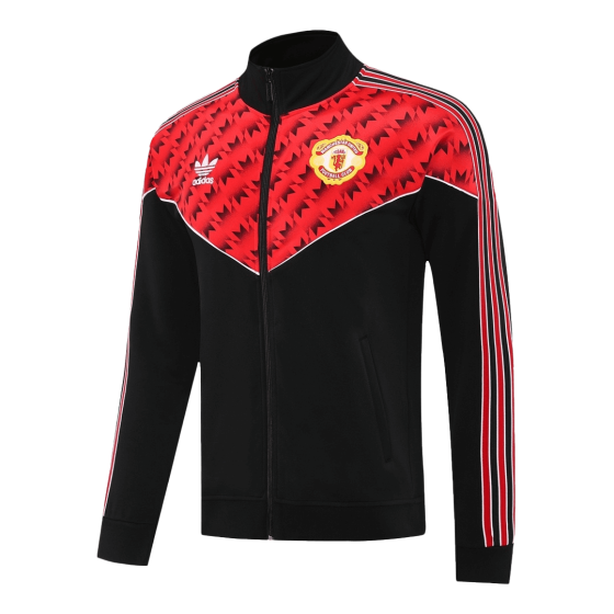 25_26 Manchester United Training Jacket Red&Black