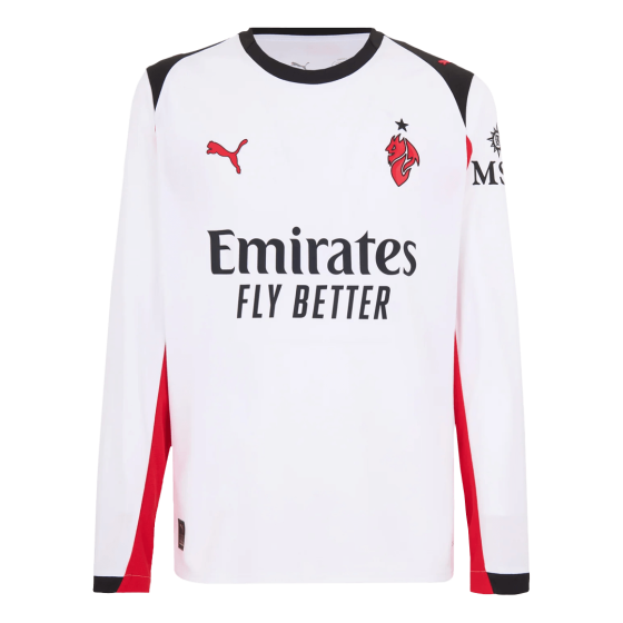 AC Milan Away Soccer Jersey Retro 2025_26 - Long Sleeve