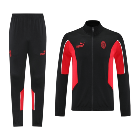 AC Milan Training Kit 2025_26 - Black (Jacket+Pants)