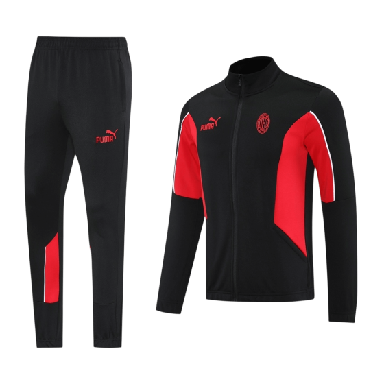 AC Milan Training Kit 2025_26 - Black (Jacket+Pants)