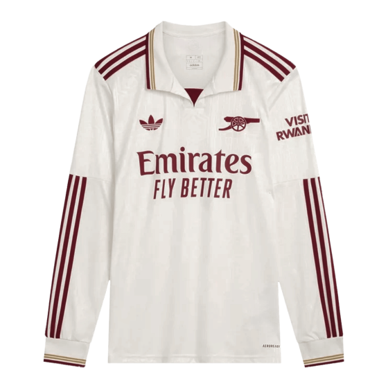 Arsenal Third Away Soccer Jersey Retro 2025_26 - Long Sleeve
