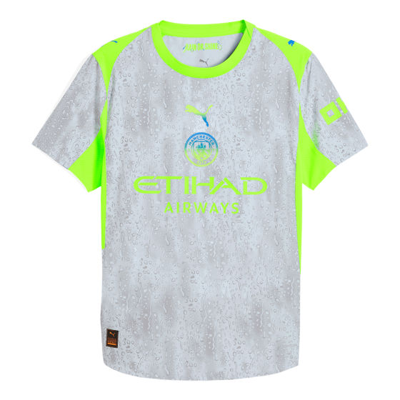 Manchester City Third Away Soccer Jersey 25_26 Gray