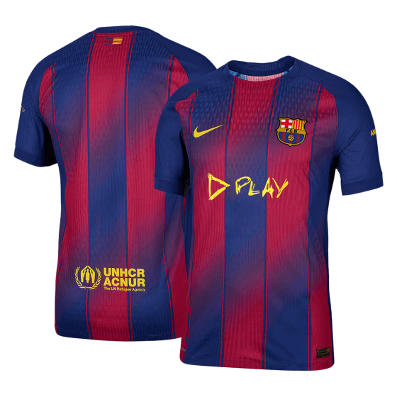 Barcelona X Ed Sheeran Home Soccer Jersey 25_26 Red&Blue