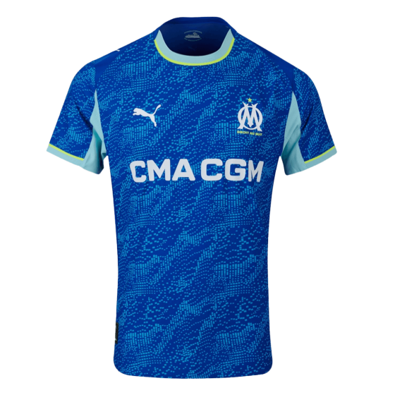 Marseille Third Away Soccer Jersey 25_26 Blue