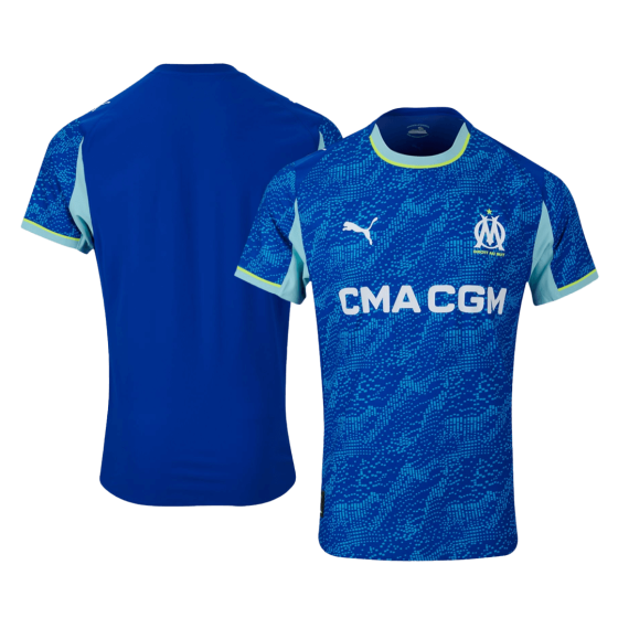 Marseille Third Away Soccer Jersey 25_26 Blue