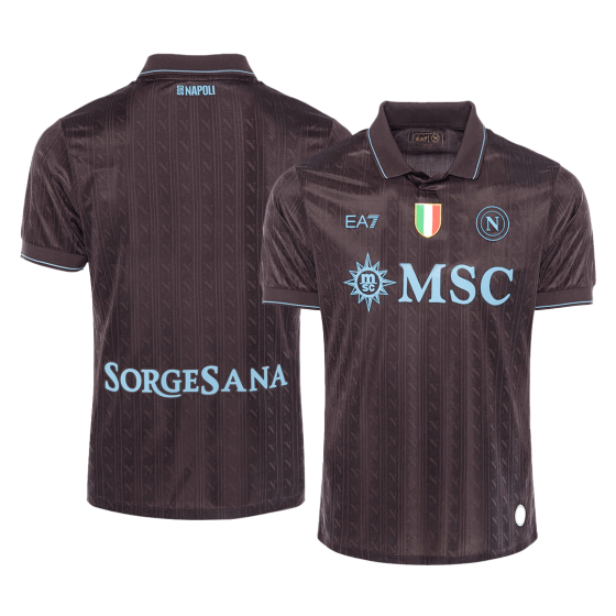 Napoli Third Away Soccer Jersey 25_26 Black