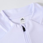 Kid's Real Madrid Zipper Sweatshirt Kit(Top+Pants) 25_26 White