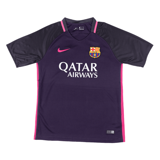 Barcelona Away Soccer Jersey Retro 2016_17