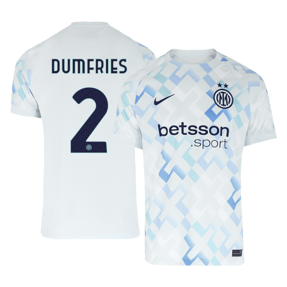 Inter Milan DUMFRIES #2 Away Soccer Jersey 2025_26