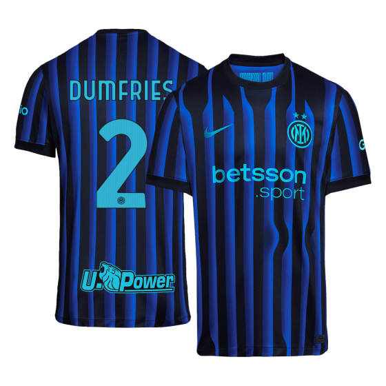Inter Milan DUMFRIES #2 Home Soccer Jersey 2025_26