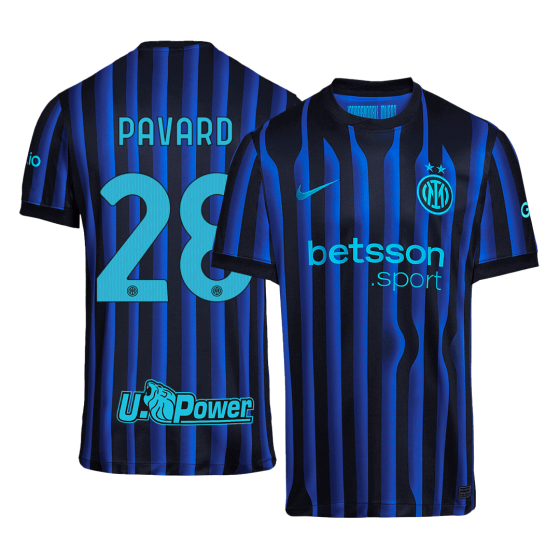 Inter Milan PAVARD #28 Home Soccer Jersey 2025_26