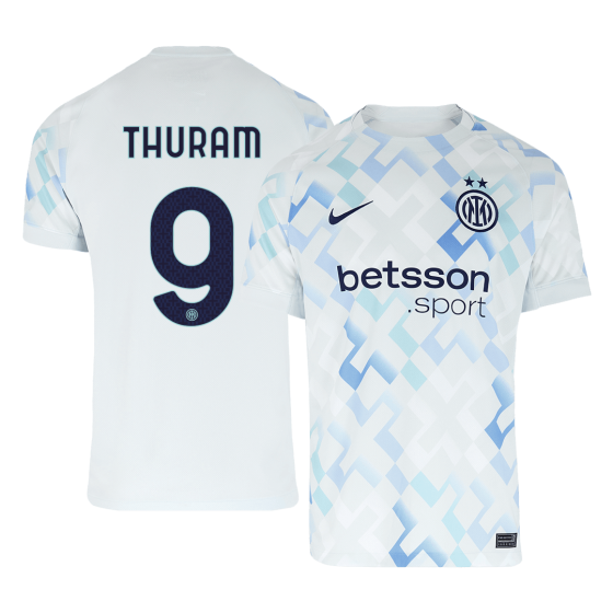 Inter Milan THURAM #9 Away Soccer Jersey 2025_26
