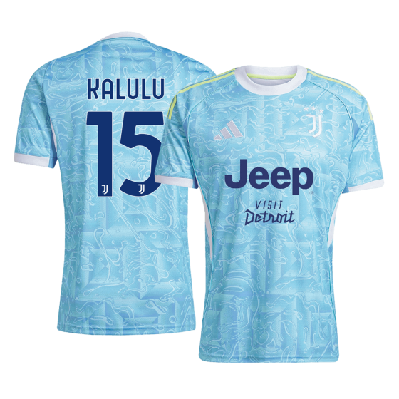 Juventus KALULU #15 Away Soccer Jersey 2025_26