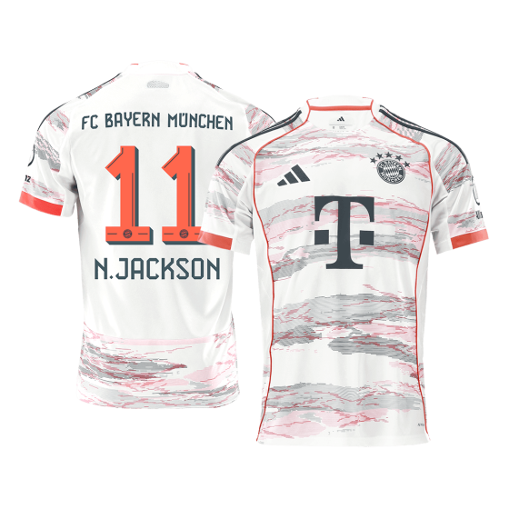 Bayern Munich N.JACKSON #11 Away Soccer Jersey 2025_26