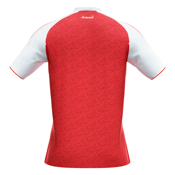 阿森纳主场足球球衣 2025_26 红
