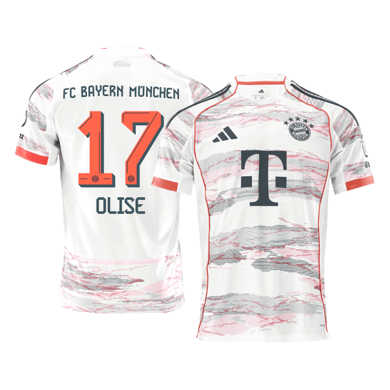 Bayern Munich OLISE #17 Away Soccer Jersey 2025_26