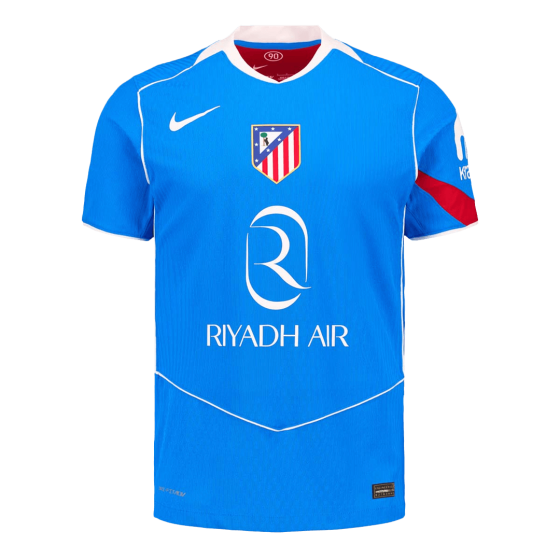 马德里竞技队第三款足球球衣 25_26 蓝色