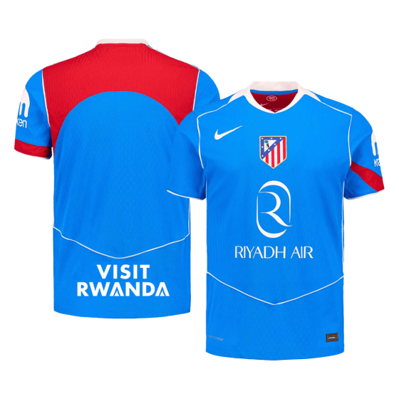 马德里竞技队第三款足球球衣 25_26 蓝色