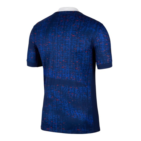 法国女足国家队2025欧洲杯男子球迷版主场球衣