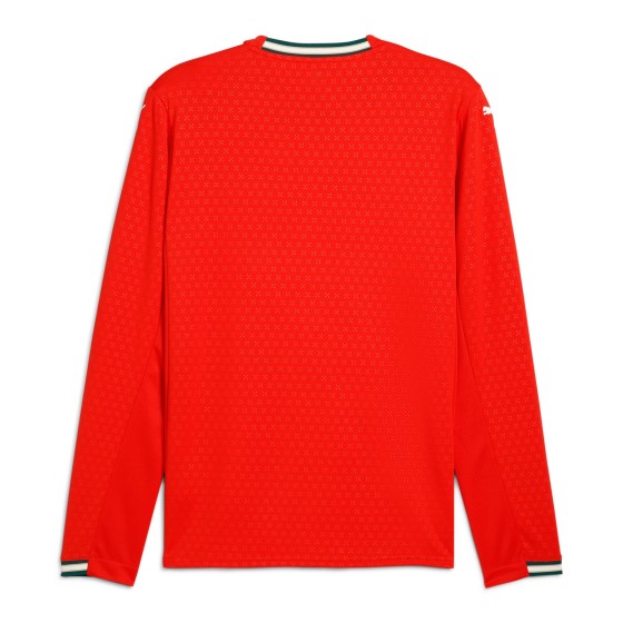 葡萄牙国家队2025-26赛季球迷版长袖主场球衣