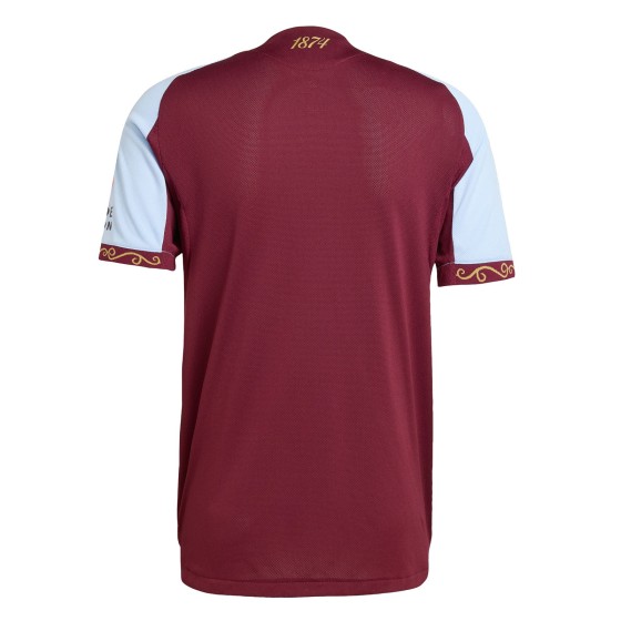 Aston Villa Player Edition Home Jersey for the 2025-26 Season