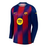 Barcelona 2025-26 Season Fan Edition Long-Sleeve Home Jersey