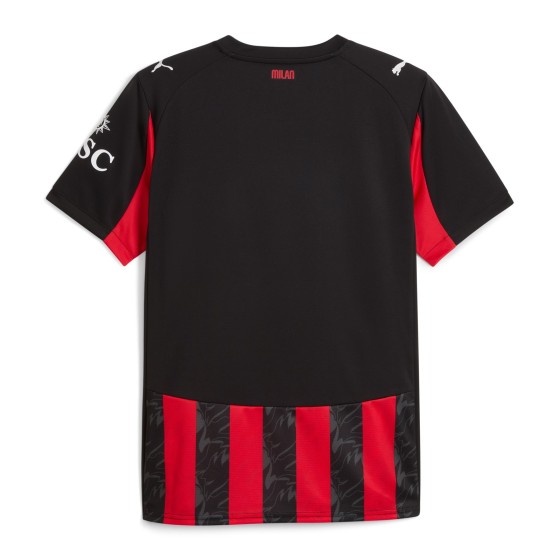 AC Milan 2025-26 Season Fan Edition Home Jersey