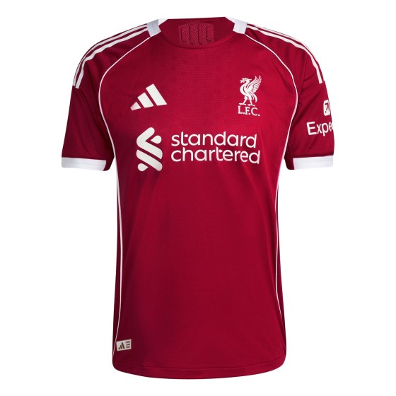 Liverpool Player Edition Home Jersey for the 2025-26 Season