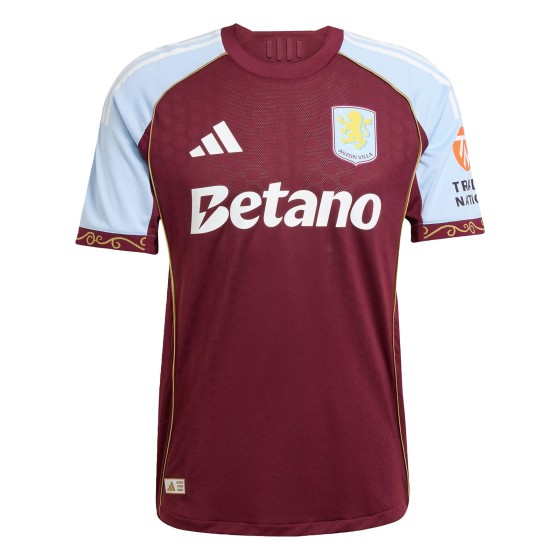 Aston Villa Player Edition Home Jersey for the 2025-26 Season