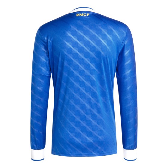 Real Madrid Fan Edition Long-Sleeve Second Away Jersey for the 2025-26 Season