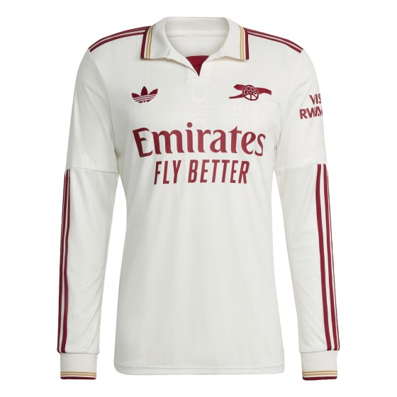 Arsenal 2025-26 Season Fan Edition Long-Sleeve Second Away Jersey