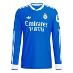 Real Madrid Player Edition Long-Sleeve Second Away Jersey for the 2025-26 Season