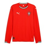 葡萄牙国家队2025-26赛季球迷版长袖主场球衣