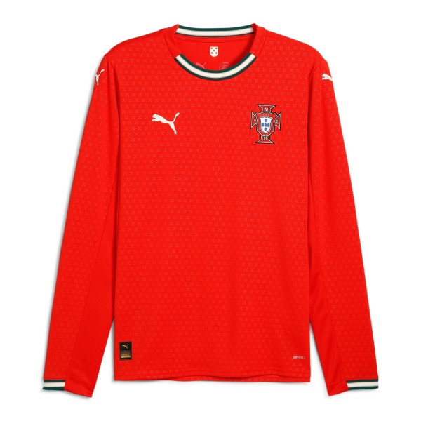 葡萄牙国家队2025-26赛季球迷版长袖主场球衣
