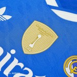 Real Madrid Player Edition Long-Sleeve Second Away Jersey for the 2025-26 Season