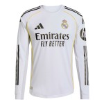 Real Madrid Player Edition Long-Sleeve Home Jersey for the 2025-26 Season