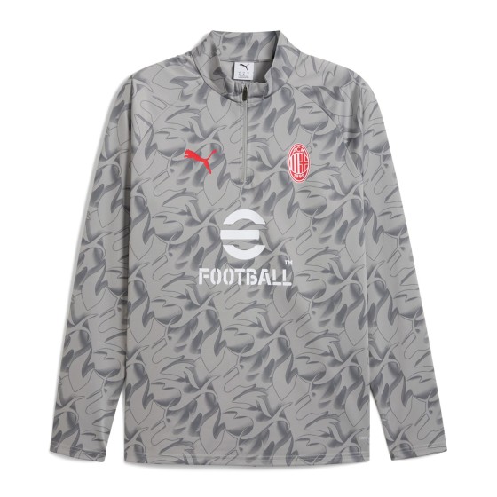 AC Milan pre-season warm-up sweatshirt for the 2025-26 season