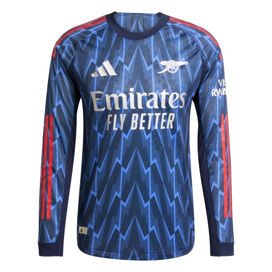Arsenal 2025-26 Season Player Edition Long-Sleeve Away Jersey
